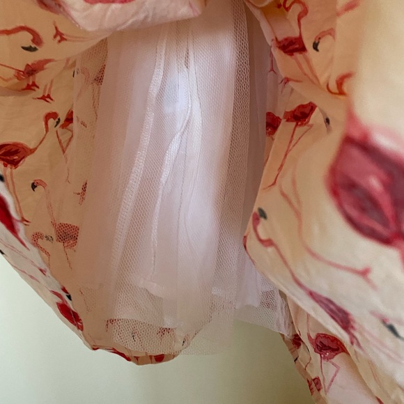 CHICWISH Flamingo dress sz L large full skirt - Picture 6 of 12